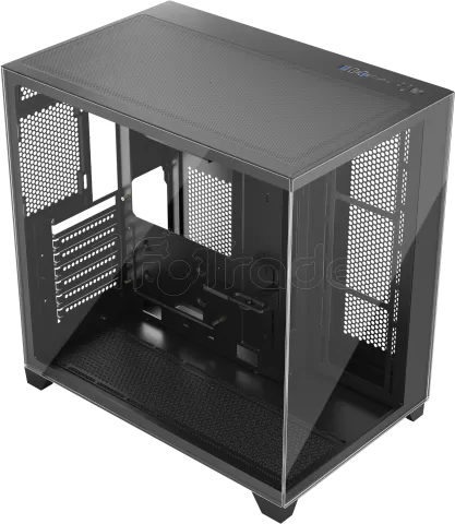 Photo de Boitier Moyen Tour ATX 1stPlayer MV8-TP RGB avec panneaux vitrés (Noir)