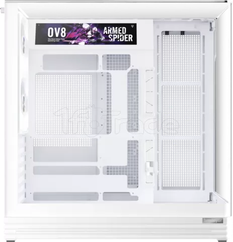 Photo de Boitier Moyen Tour ATX 1stPlayer OV8S RGB avec panneaux vitrés (Blanc)