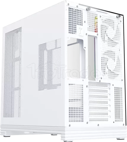 Photo de Boitier Moyen Tour ATX 1stPlayer OV8S RGB avec panneaux vitrés (Blanc)