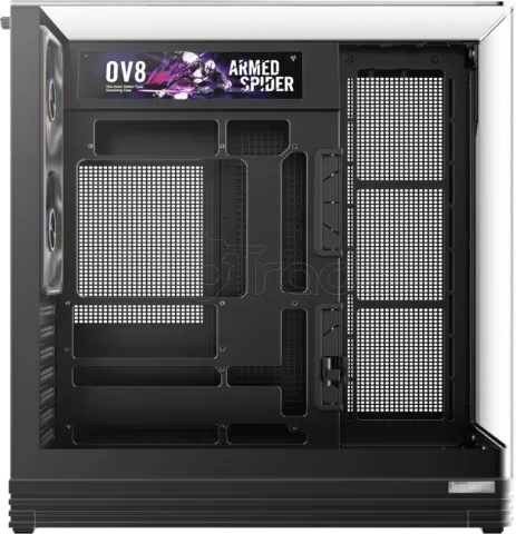 Photo de Boitier Moyen Tour ATX 1stPlayer OV8S RGB avec panneaux vitrés (Noir)
