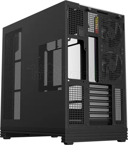 Photo de Boitier Moyen Tour ATX 1stPlayer OV8S RGB avec panneaux vitrés (Noir)