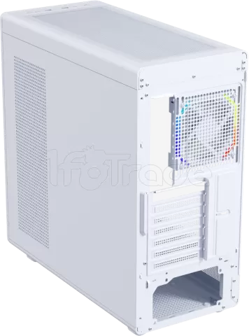 Photo de Boitier Moyen Tour ATX 1stPlayer PB8 RGB avec panneaux vitrés (Blanc)