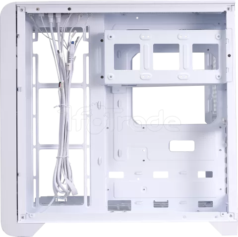 Photo de Boitier Moyen Tour ATX 1stPlayer RT7 RGB avec panneaux vitrés (Blanc)