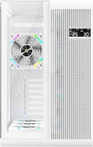 Photo de Boitier Moyen Tour ATX 1stPlayer RT7 RGB avec panneaux vitrés (Blanc)