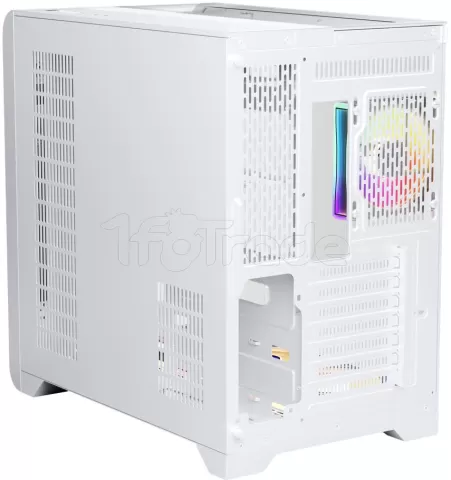 Photo de Boitier Moyen Tour ATX 1stPlayer RT7 RGB avec panneaux vitrés (Blanc)