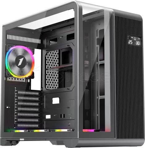 Photo de Boitier Moyen Tour ATX 1stPlayer RT7 RGB avec panneaux vitrés (Noir)