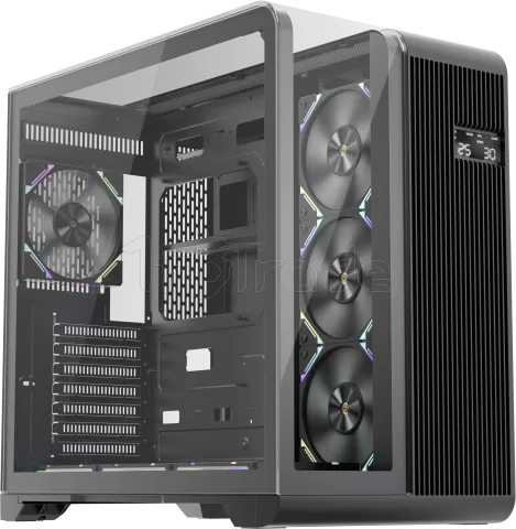 Photo de Boitier Moyen Tour ATX 1stPlayer RT7 RGB avec panneaux vitrés (Noir)