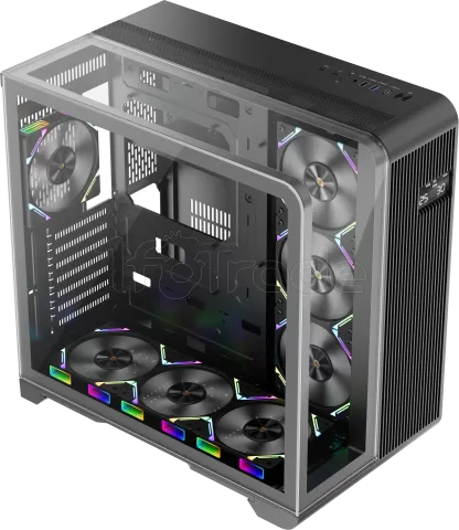 Photo de Boitier Moyen Tour ATX 1stPlayer RT7 RGB avec panneaux vitrés (Noir)