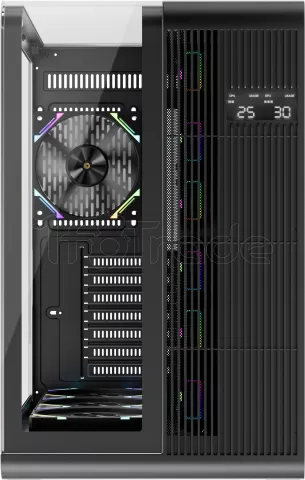 Photo de Boitier Moyen Tour ATX 1stPlayer RT7 RGB avec panneaux vitrés (Noir)