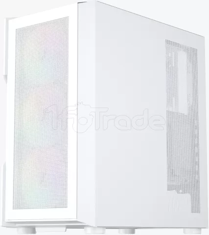 Photo de Boitier Moyen Tour ATX 1stPlayer Trilobite T7-P RGB avec panneau vitré (Blanc)