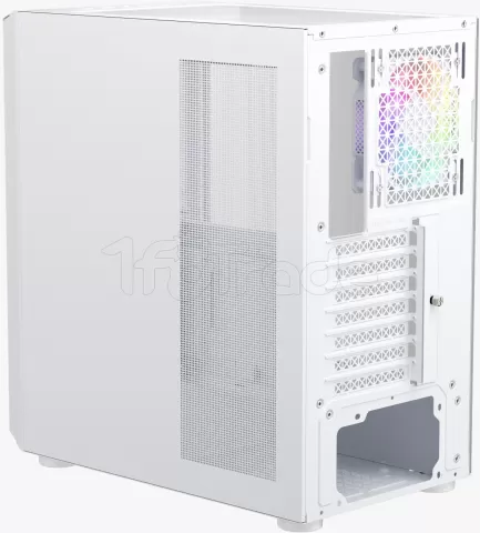 Photo de Boitier Moyen Tour ATX 1stPlayer Trilobite T7-P RGB avec panneau vitré (Blanc)