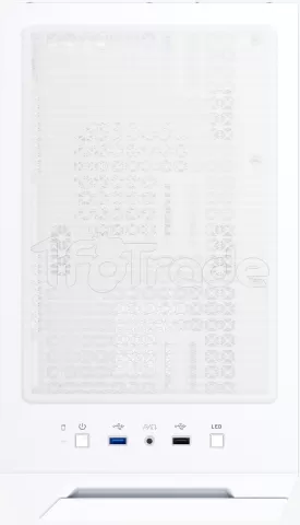 Photo de Boitier Moyen Tour ATX 1stPlayer Trilobite T7-P RGB avec panneau vitré (Blanc)