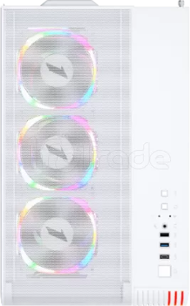 Photo de Boitier Moyen Tour ATX 1stPlayer VT7 RGB avec panneau vitré (Blanc)