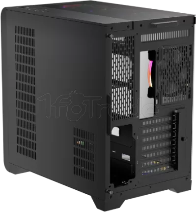 Photo de Boitier Moyen Tour ATX 1stPlayer VT7 RGB avec panneau vitré (Noir)