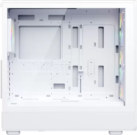 Photo de Boitier Moyen Tour ATX 1stPlayer WA8 RGB avec panneau vitré (Blanc)