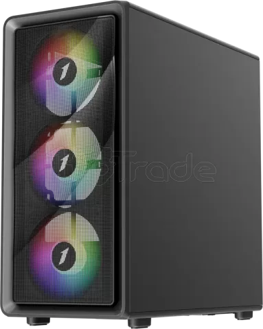 Photo de Boitier Moyen Tour ATX 1stPlayer WA8 RGB avec panneau vitré (Noir)