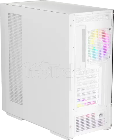 Photo de Boitier Moyen Tour ATX 1stPlayer WD7 avec panneau vitré (Blanc)