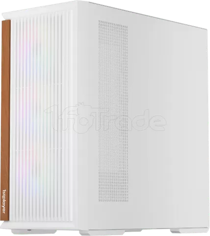 Photo de Boitier Moyen Tour ATX 1stPlayer WD7 RGB avec panneau vitré (Blanc)
