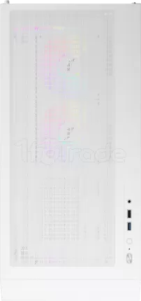 Photo de Boitier Moyen Tour ATX 1stPlayer WD7 RGB avec panneau vitré (Blanc)