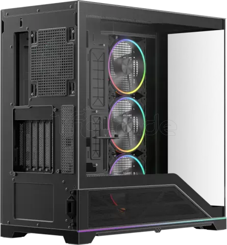 Photo de Boitier Moyen Tour ATX 1stPlayer WP8 RGB avec panneaux vitrés (Noir)