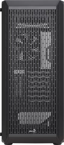 Photo de Boitier Moyen Tour ATX AeroCool Beam v1 RGB avec panneaux vitrés (Noir)