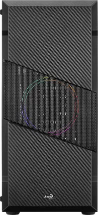 Photo de Boitier Moyen Tour ATX AeroCool Menace Saturn F RGB avec panneau vitré (Noir)