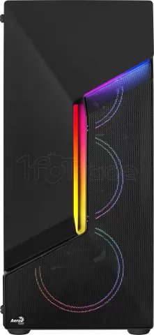 Photo de Boitier Moyen Tour ATX AeroCool Scape V2 RGB avec panneau vitré (Noir)