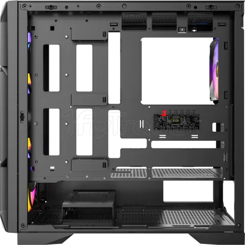 Photo de Boitier Moyen Tour ATX Antec AX1000 RGB avec panneau vitré (Noir)