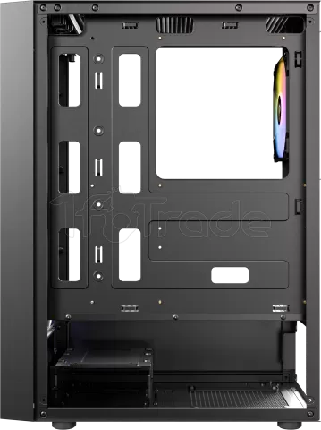 Photo de Boitier Moyen Tour ATX Antec AX27 Elite RGB avec panneau vitré (Noir)