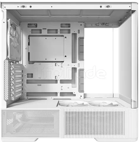 Photo de Boitier Moyen Tour ATX Antec Constellation C6 Curve RGB avec panneaux vitrés (Blanc)