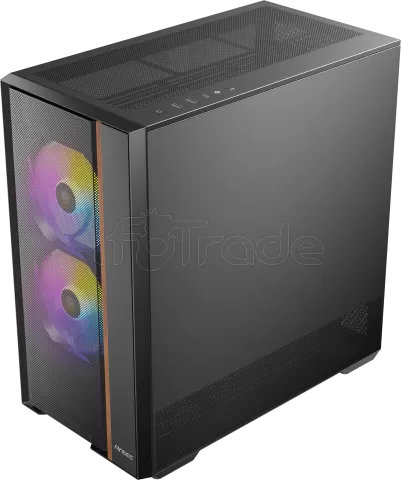 Photo de Boitier Moyen Tour ATX Antec Flux Rear RGB avec panneau vitré (Noir)