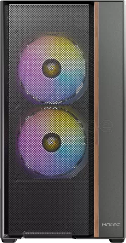 Photo de Boitier Moyen Tour ATX Antec Flux Rear RGB avec panneau vitré (Noir)