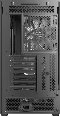 Photo de Boitier Moyen Tour ATX Antec Flux Rear RGB avec panneau vitré (Noir)