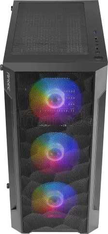 Photo de Boitier Moyen Tour ATX Antec NX260 RGB avec panneaux vitrés (Noir)