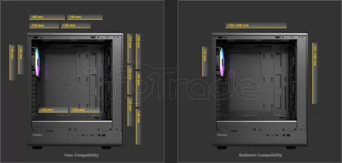 Photo de Boitier Moyen Tour ATX Antec P6 Neo avec panneau vitré (Noir)