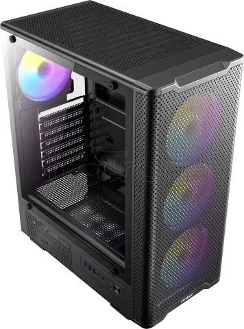 Photo de Boitier Moyen Tour ATX Antec VX310 RGB avec panneau vitré (Noir)