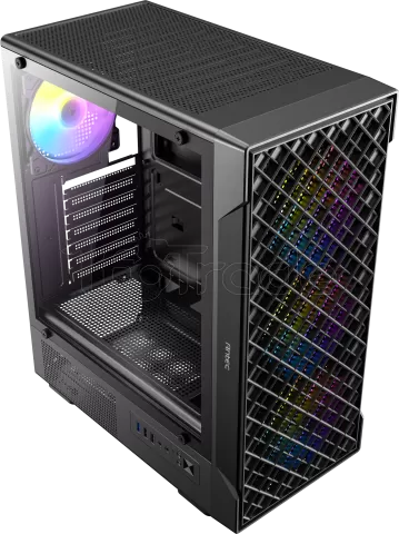 Photo de Boitier Moyen Tour ATX Antec VX320 RGB avec panneau vitré (Noir)