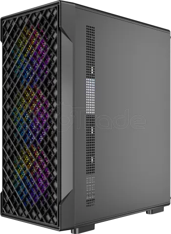 Photo de Boitier Moyen Tour ATX Antec VX320 RGB avec panneau vitré (Noir)