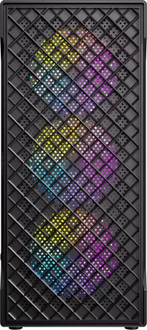 Photo de Boitier Moyen Tour ATX Antec VX320 RGB avec panneau vitré (Noir)