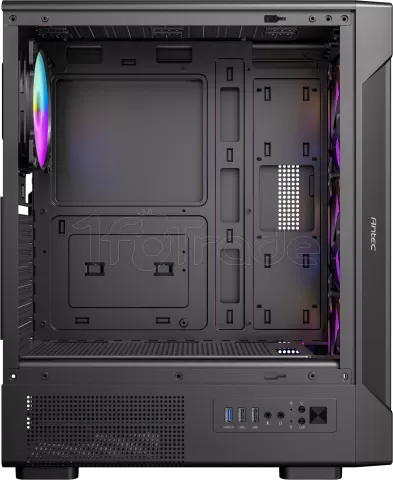 Photo de Boitier Moyen Tour ATX Antec VX320 RGB avec panneau vitré (Noir)
