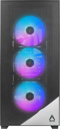 Photo de Boitier Moyen Tour ATX Azza Aero RGB (Noir)