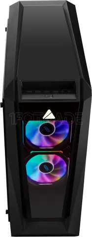 Photo de Boitier Moyen Tour ATX Azza Chroma B RGB avec panneaux vitrés (Noir)