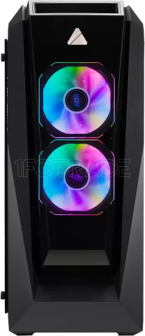 Photo de Boitier Moyen Tour ATX Azza Chroma B RGB avec panneaux vitrés (Noir)