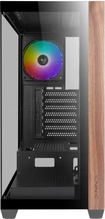Photo de Boitier Moyen Tour ATX Azza Neptune RGB avec panneaux vitrés (Noir/Marron)