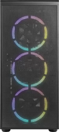 Photo de Boitier Moyen Tour ATX Azza Prime RGB avec panneau vitré (Noir)