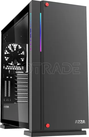 Photo de Boitier Moyen Tour ATX Azza Zircon 7000 RGB avec panneau vitré (Noir)