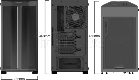 Photo de Boitier Moyen Tour ATX Be Quiet Pure Base 500 DX RGB avec panneau vitré (Noir)