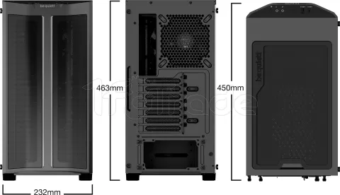 Photo de Boitier Moyen Tour ATX be quiet! Pure Base 500 FX RGB avec panneau vitré (Noir)