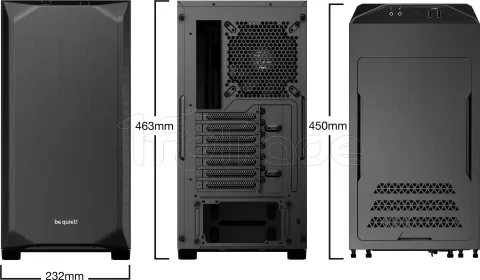 Photo de Boitier Moyen Tour ATX be quiet! Pure Base 500 (Noir) Version SI