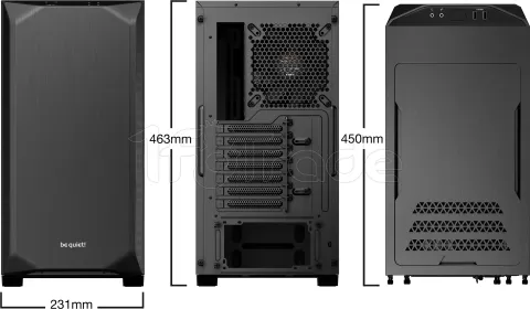 Photo de Boitier Moyen Tour ATX be quiet! Pure Base 500 (Noir)